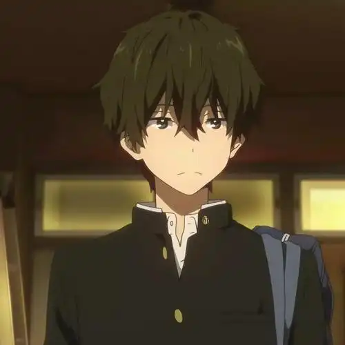 冰菓男主头像,这两张头像是哪个动漫人物(冰菓系列头像第一弹)