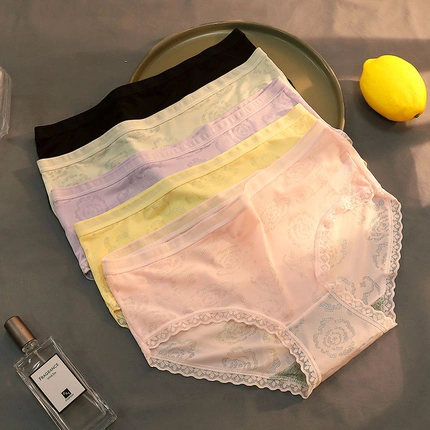 冰丝内裤女士性感迷人透明超薄裸感