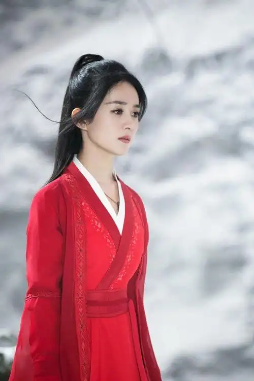 2021古装剧10位红衣美人迪丽热巴长歌行红披风霸气