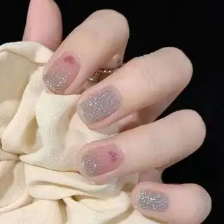 反光碎钻甲油胶2021年新款闪银指甲流行色超闪光疗爆闪蹦迪粉美甲