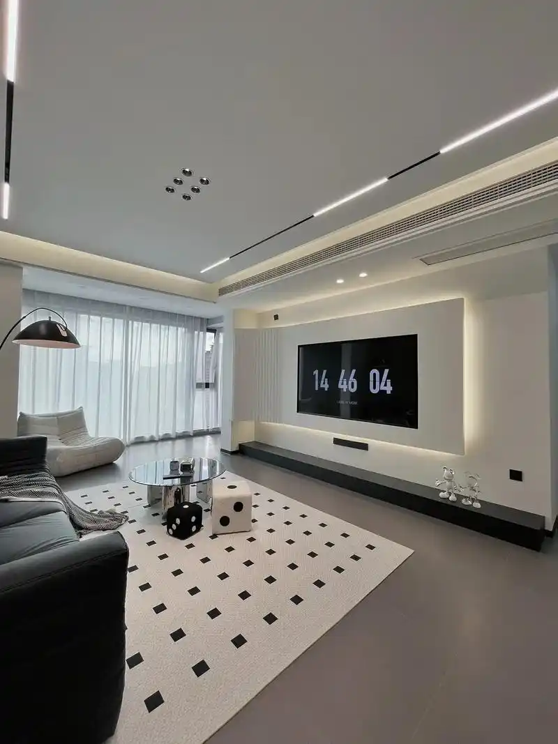 黑白极简混包豪斯风格.#装修日记vlog #记录装修过程 所 - 抖音