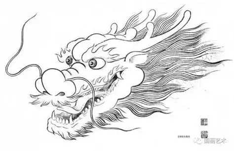 学画卡通龙头简笔画