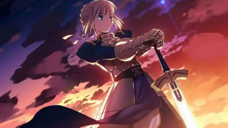 日漫中的高光战斗时刻:亚瑟王saber的高光之剑,实在太酷了!