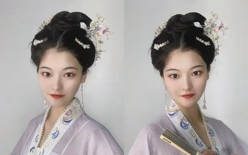 东京真是富贵迷人眼/宋制汉服发型教程