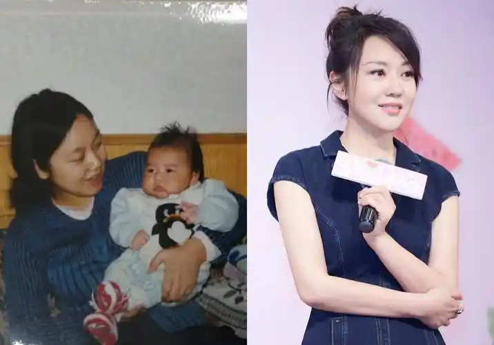 是母女还是姐妹闫妮和她的女儿傻傻分不清楚