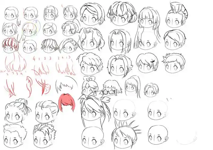 2019年7月27日学习日记q版头发