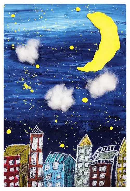 英麦田美学空间少儿中高段7月22日作品集一一星空