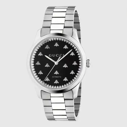 gucci g-timeless automatic系列腕表没有男生可以拒绝帅气的腕表吧!