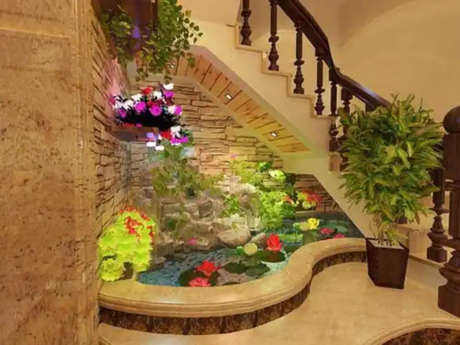 8个案例展示室内假山景观图片大全