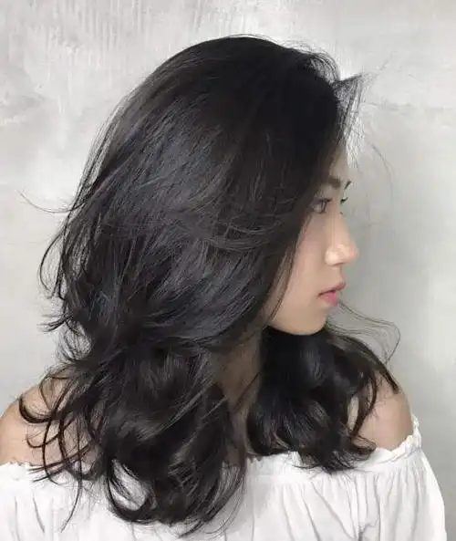 中长发空气烫发型图片 蓬松感空气烫图片大全