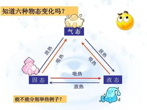 水的三态变化-水形态变化的过程及发生变化的条件-厨房里的物态变化