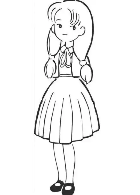 女人简笔画 女人简笔画简单又漂亮