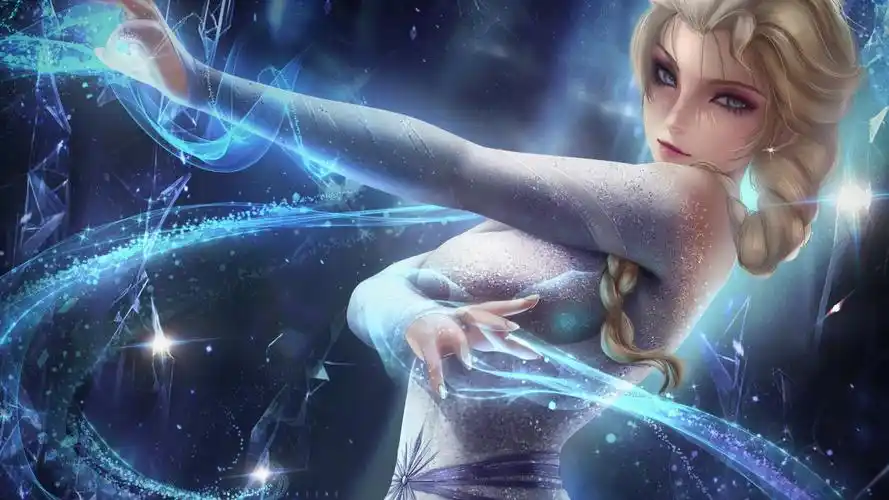 冰雪奇缘 艾莎 4k图片,4k高清游戏图片,娟娟壁纸
