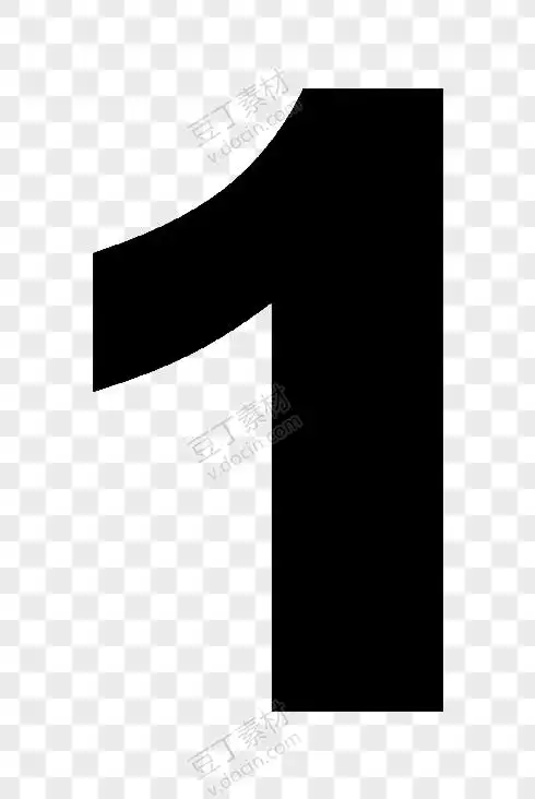 热血红色纹路黑色数字1