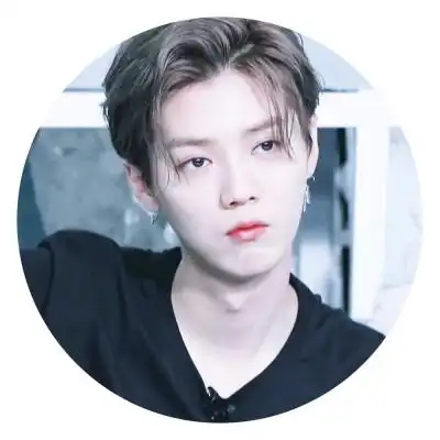 鹿晗 圆边 头像◎揉揉鹿尔