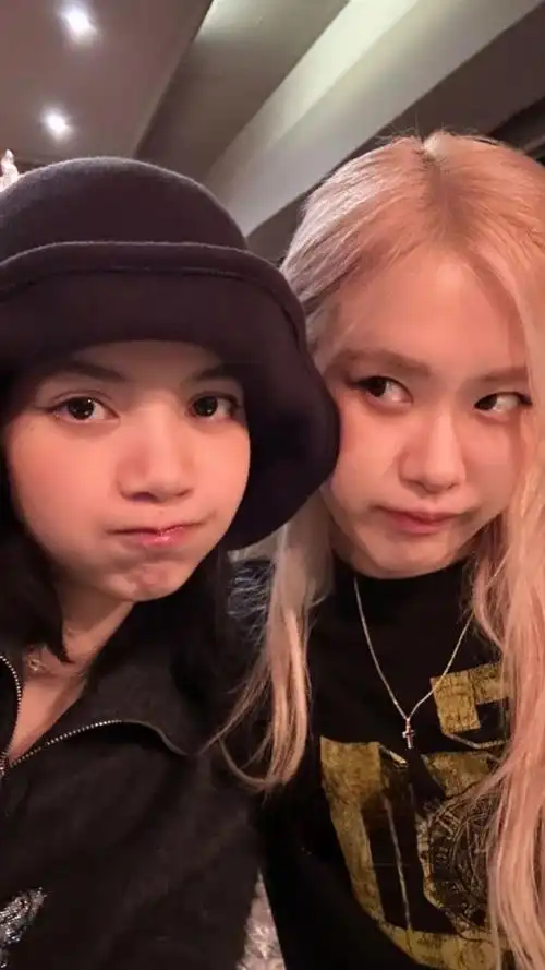 lisa朴彩英搞怪自拍