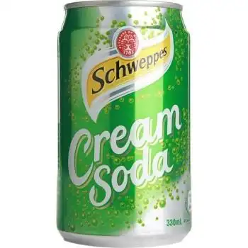 香港进口 玉泉奶油苏打汽水 schweppes cream soda 330ml*6罐_ 2折现