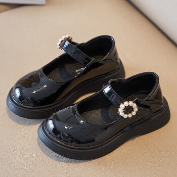 萱梦缇女童皮鞋2023新款秋季儿童舞蹈演出单鞋英伦风女孩潮牌公主鞋