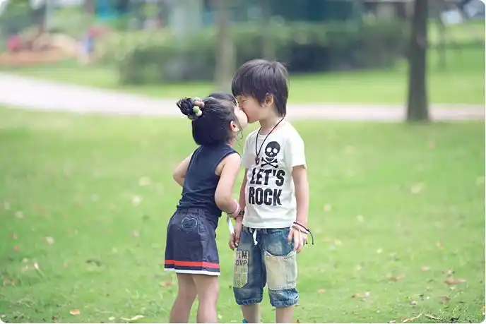 儿童摄影两小无猜