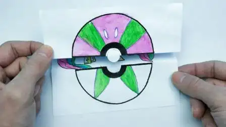 给卡通精灵球画出小马宝莉, 画法简单又漂亮, 小朋友很喜欢