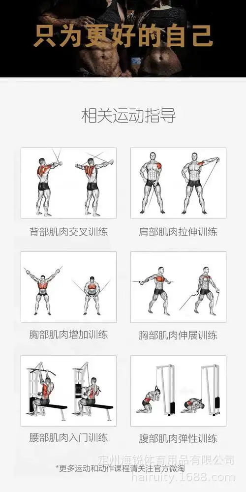 源头厂家综合训练器单边小飞鸟多功能龙门架家用商用室内健身器材