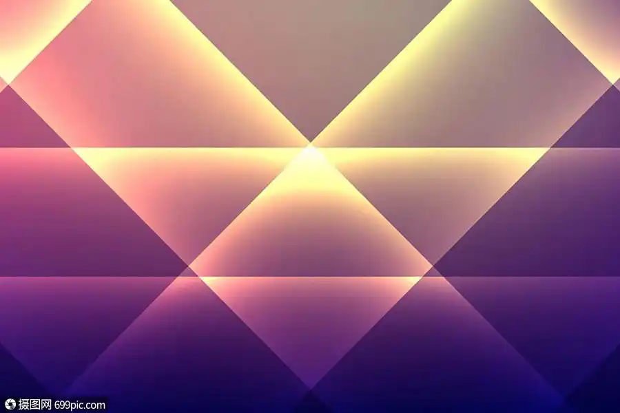 几何色块色彩拼接图片