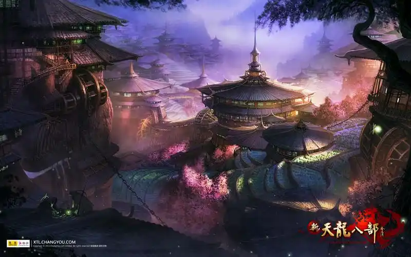 《新天龙八部》绝美风景壁纸_牛游戏网