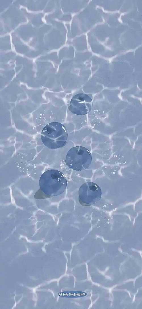 简约壁纸 - 夏日壁纸cr:@见水印 插画 素材 ins 韩系 可爱 简约 手绘