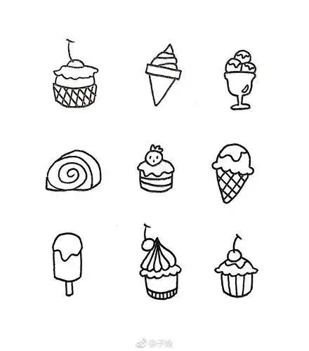 食物可爱简笔画搜索