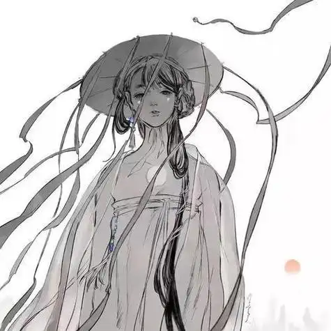 高清黑白古风头像