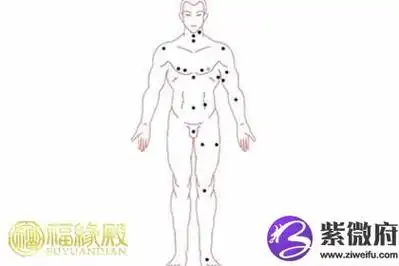 男人痣的位置含义与命运图解