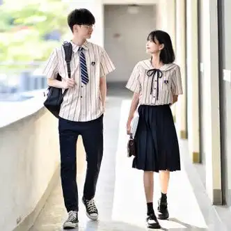 zmva深圳校服中学礼服初中生高中生学院风班服毕业生衬衫英伦风表演合