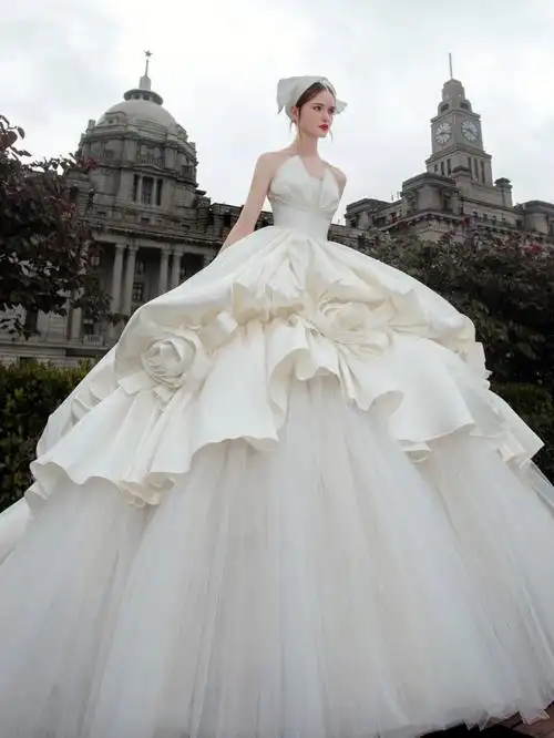 法式婚纱礼服宫廷贵族气质满满
