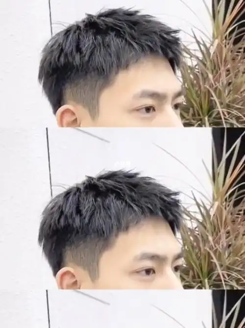 干净清爽阳光帅气好打理的男士烫发痞帅发型 男生短发适合圆脸 长脸