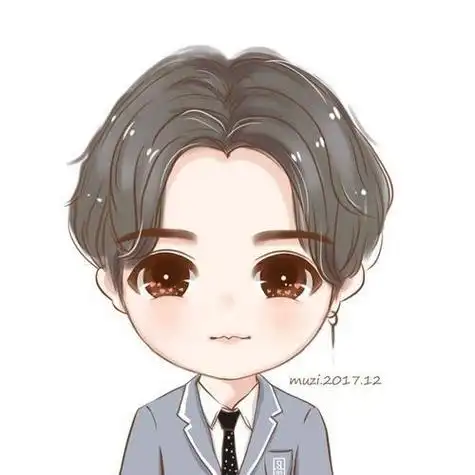 蔡徐坤q版简笔画教程步骤