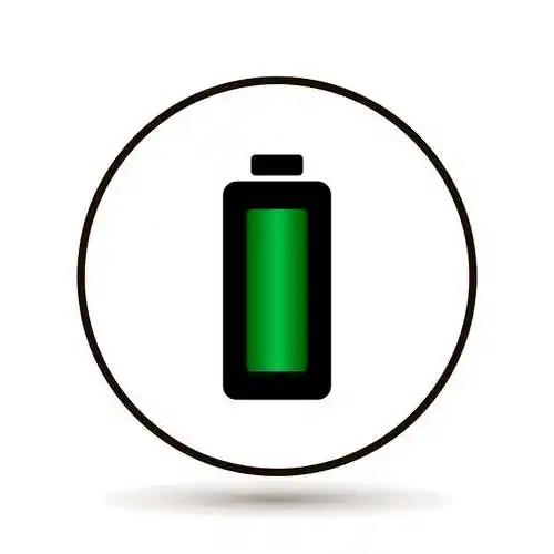 满_水平_电池_充电_指示器_白色背景_背景_高清图片_全景视觉