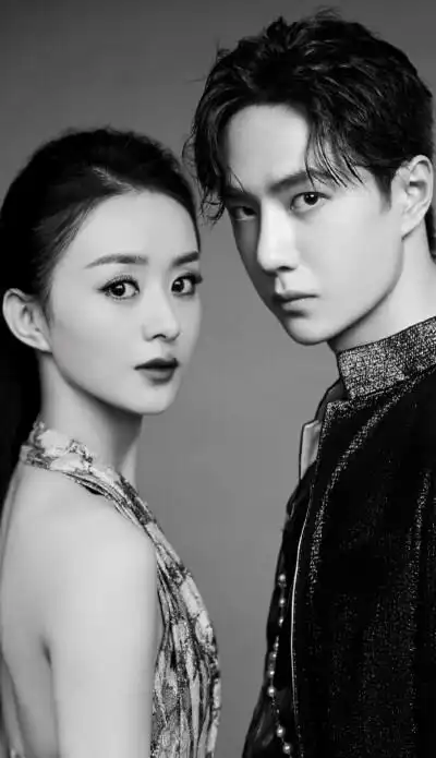 赵丽颖&王一博 粉丝p图同框