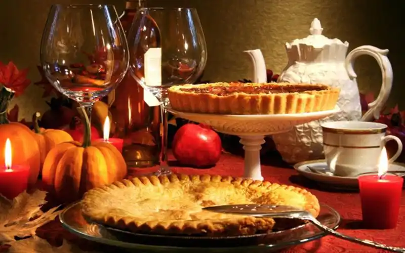 感恩节火鸡大餐唯美食物图片桌面壁纸高清大图预览1920x1200_美食壁纸