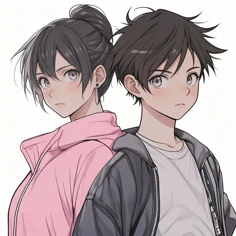 姐弟头像|一萌一酷90太酷啦99