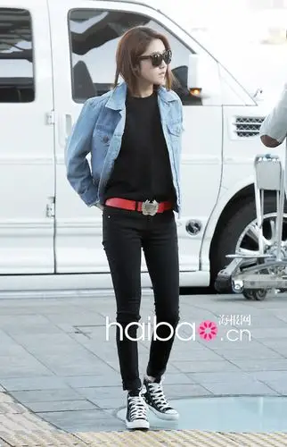 韩国女明星街拍