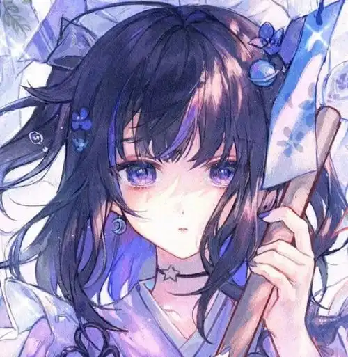 冷艳不失孤傲的古风动漫女生头像