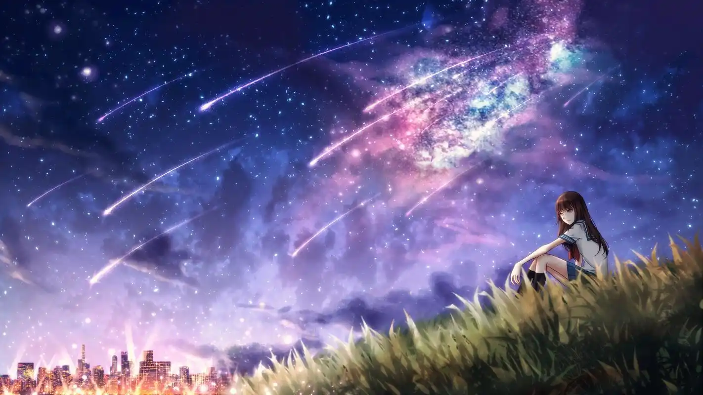 唯美动漫美图合集:古建筑风景,古典风格小姐姐 转载