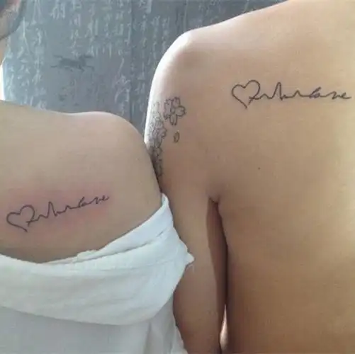 情侣纹身图案 当下最流行的8款情侣纹身