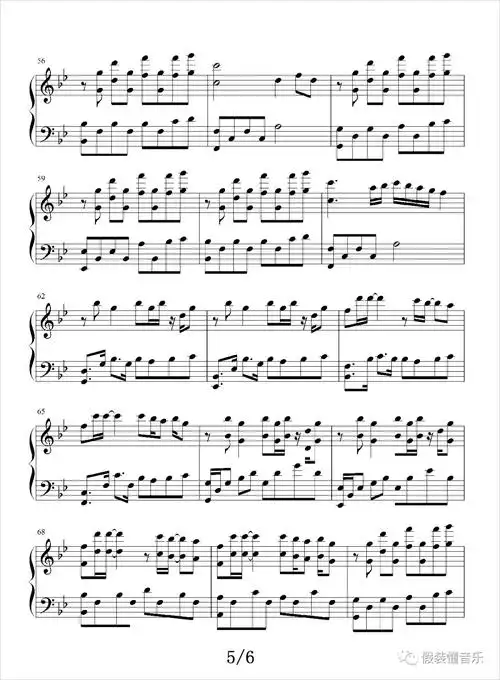 五线谱简谱对照丨破茧
