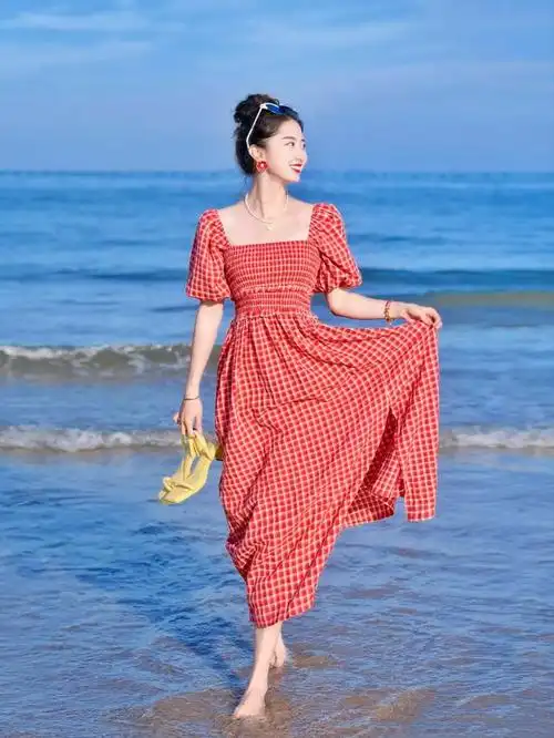 穿裙子拍照,各种好看的简约姿势,提高出片率的同时也能拍美照