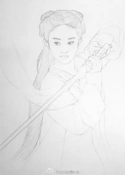 楚乔传简笔画人物