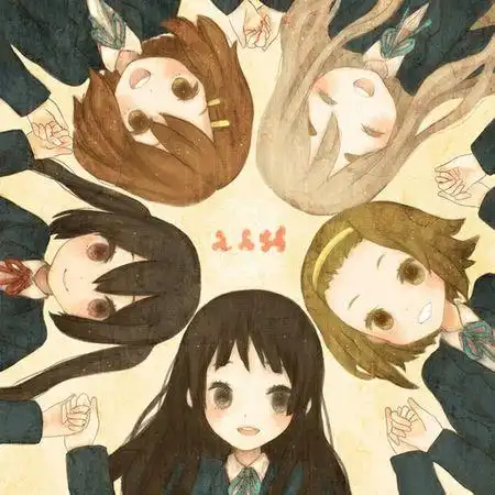 五人闺蜜头像 动漫