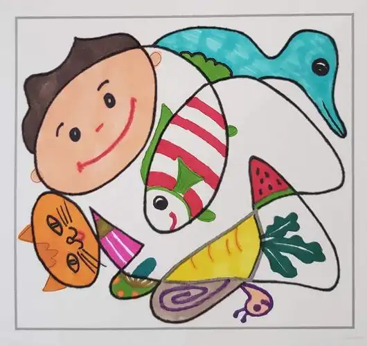 4月21日 二年级美术《绘画游戏》