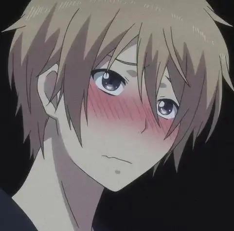 脸红头像男生日漫