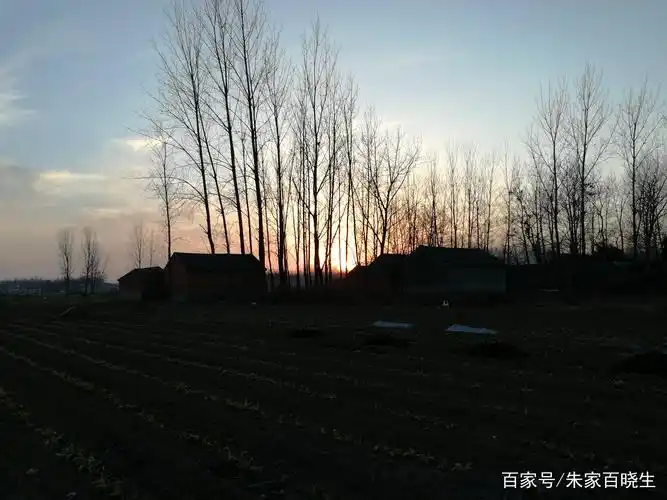 难得一见的农村傍晚,看看有你的记忆吗